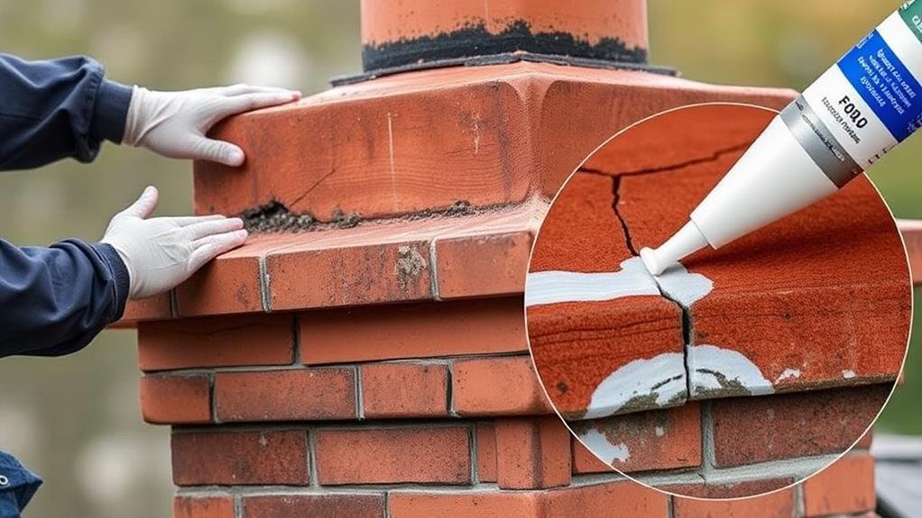 chimney crown sealing process
