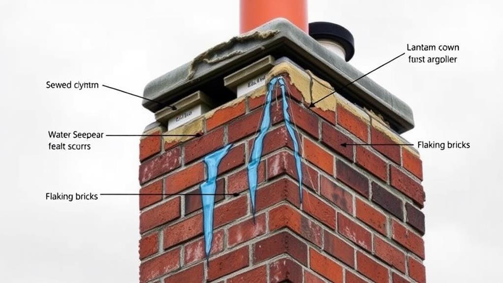 chimney leak source identification